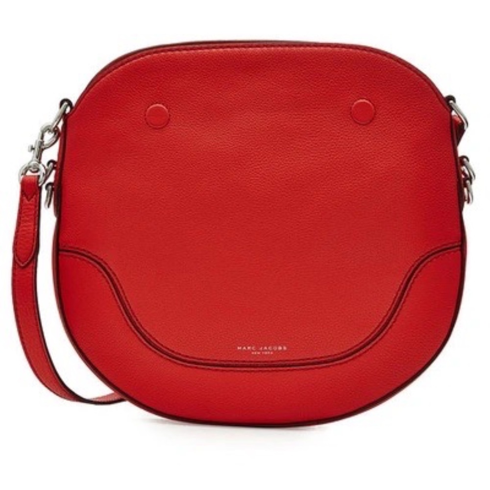 Marc Jacobs The Drifter Pebbled Leather Crossbody Bag - Red